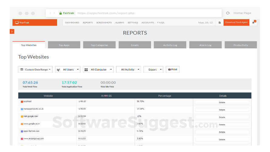 FairTrak Small Screenshot 2